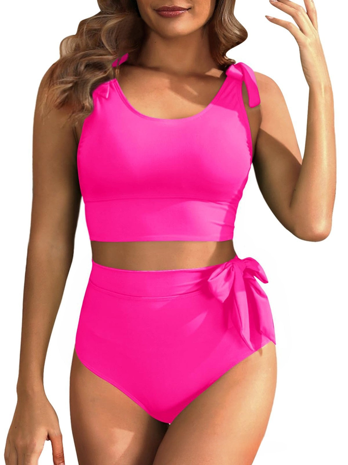 High Waist Sports Swimwear