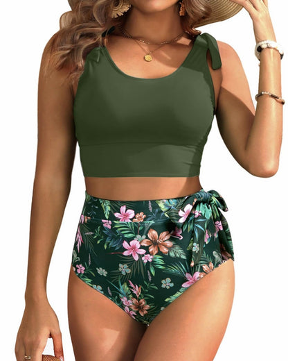 High Waist Sports Swimwear