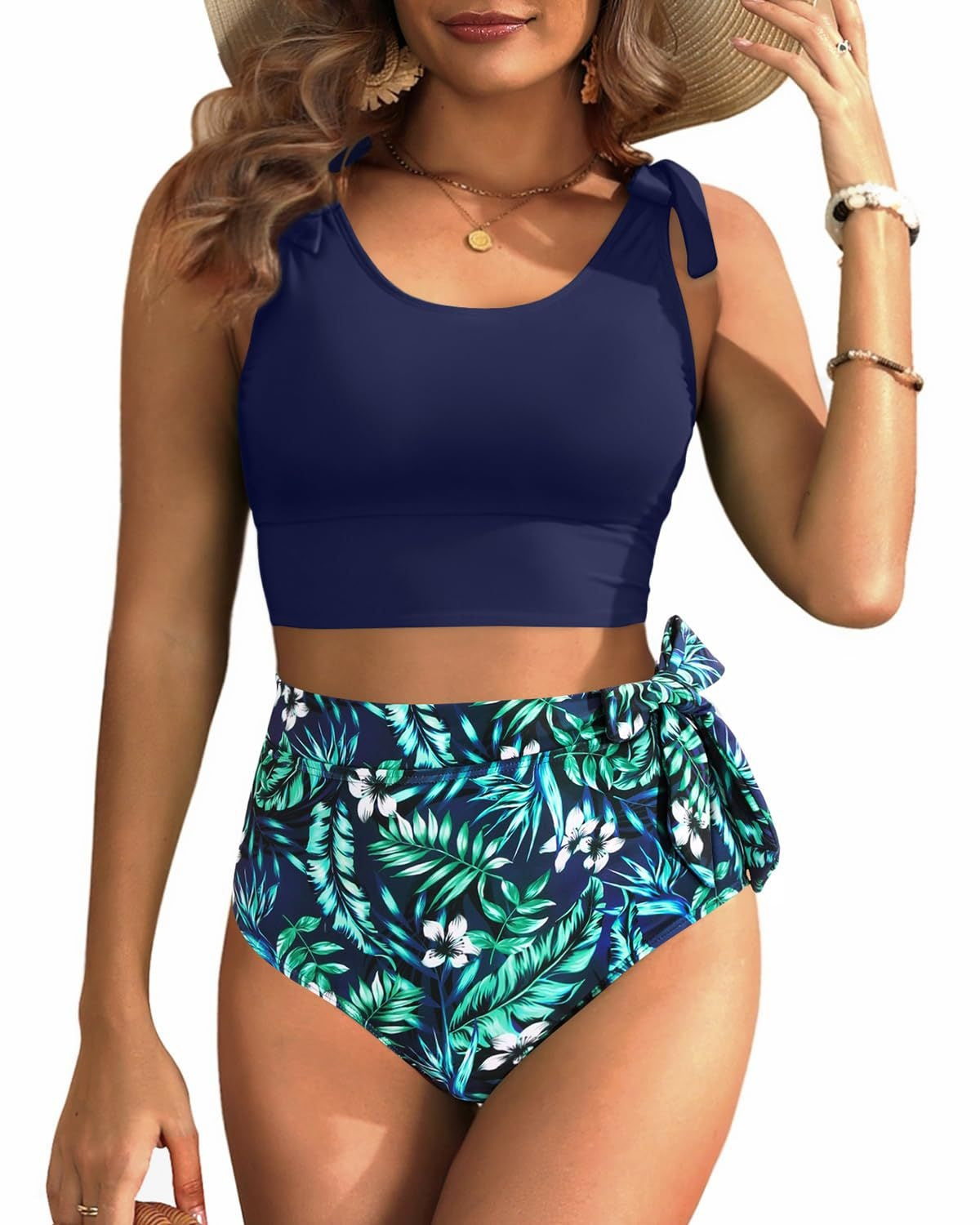High Waist Sports Swimwear