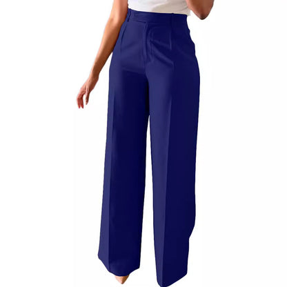High Waist Straight Leg Pants