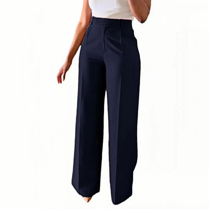 High Waist Straight Leg Pants