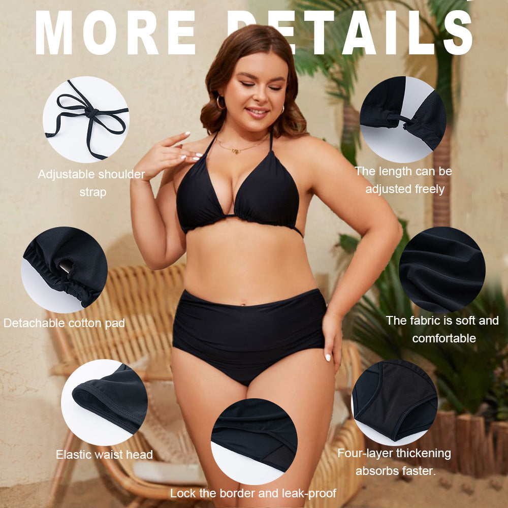 High Waist Waterproof Physiological Swim Underwear