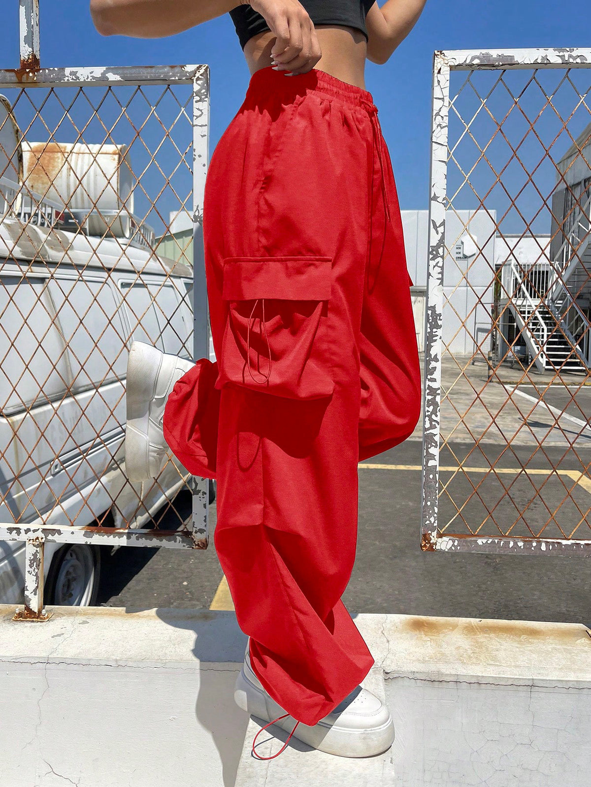 High Waist Wide Leg Long Pants