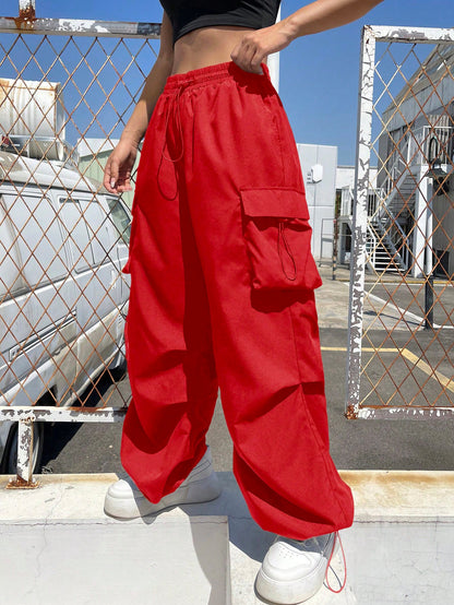 High Waist Wide Leg Long Pants