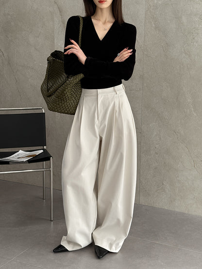 High Waist Wide Leg Pants