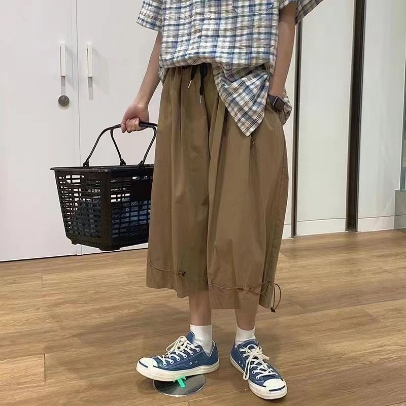 High-Waist Workwear Casual Pants