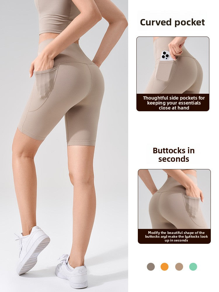 High Waist Yoga Fitness Shorts