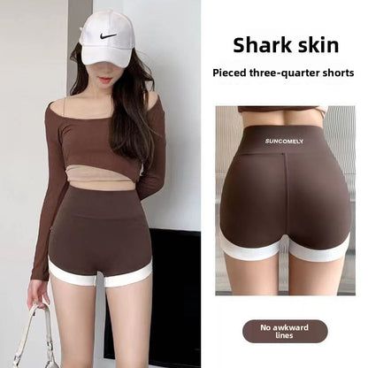 High Waist Yoga Fitness Shorts