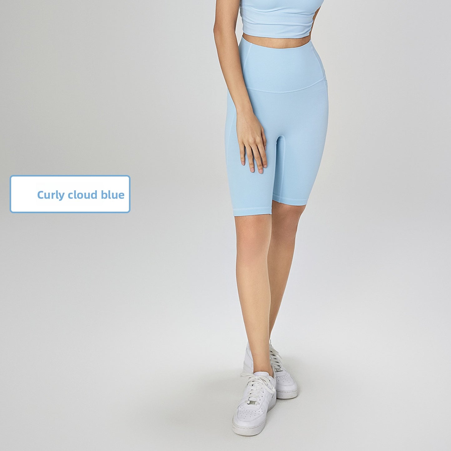 High-Waist Yoga Fitness Shorts