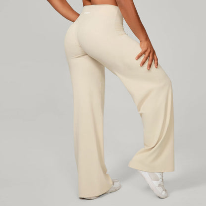 High Waist Yoga Fitness Straight Leg Pants