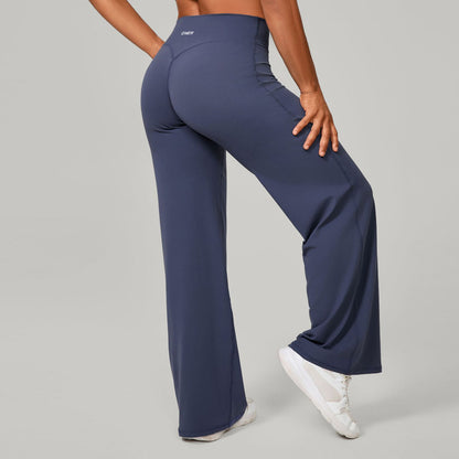 High Waist Yoga Fitness Straight Leg Pants