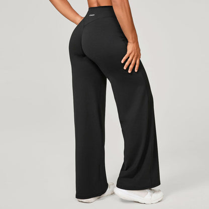 High Waist Yoga Fitness Straight Leg Pants