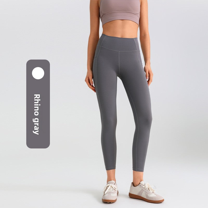 High Waist Yoga Leggings with Side Pockets
