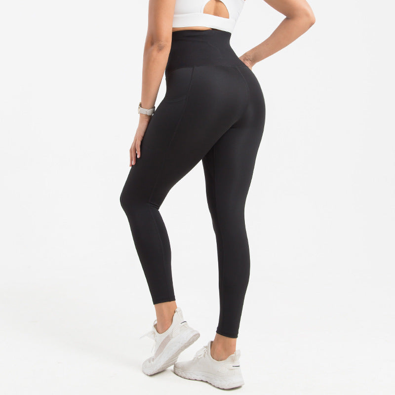 High Waist Yoga Pants with Pockets