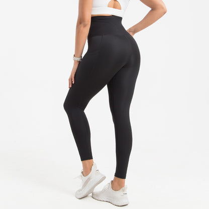 High Waist Yoga Pants with Pockets