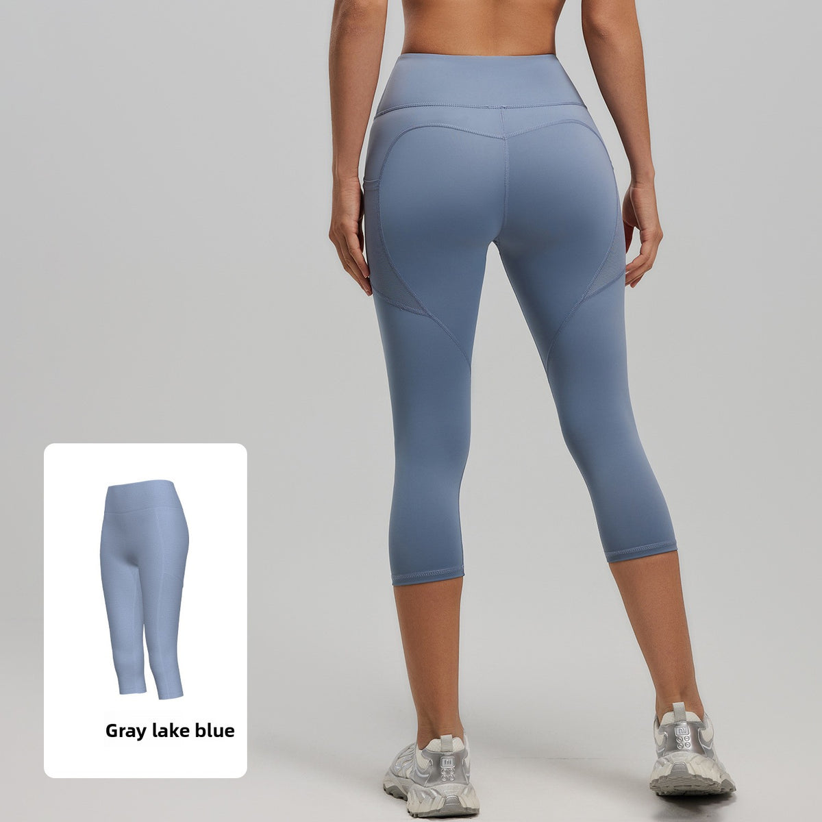 High Waist Yoga Pants with Side Pockets