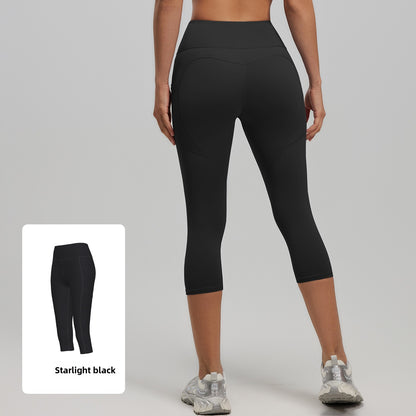 High Waist Yoga Pants with Side Pockets