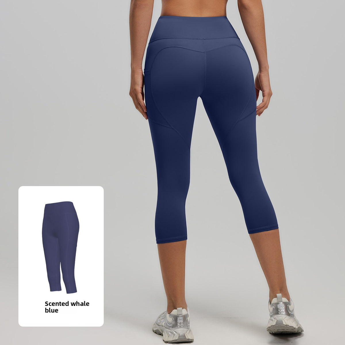 High Waist Yoga Pants with Side Pockets