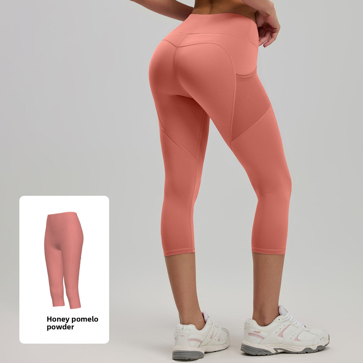 High Waist Yoga Pants with Side Pockets