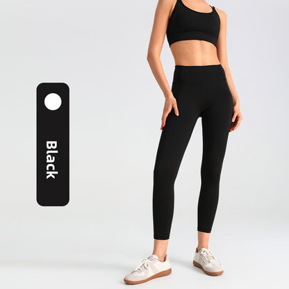 High Waist Yoga Pants with Side Pockets