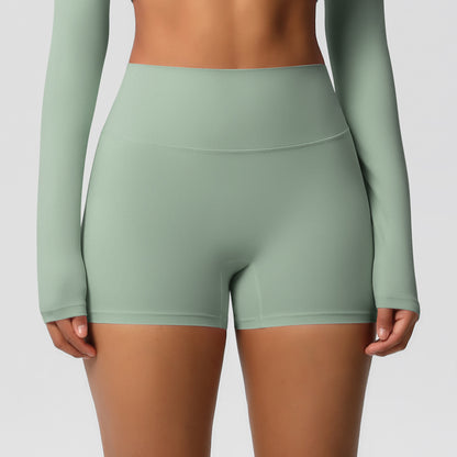 High Waist Yoga Running Fitness Shorts