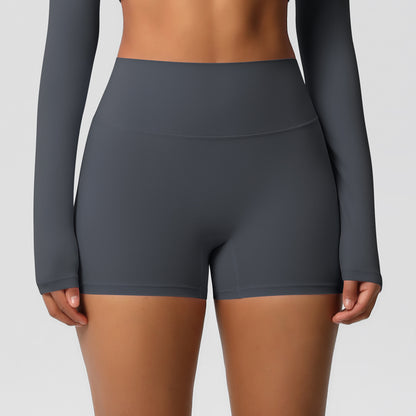 High Waist Yoga Running Fitness Shorts