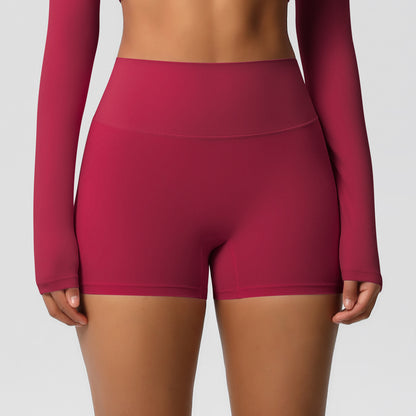 High Waist Yoga Running Fitness Shorts