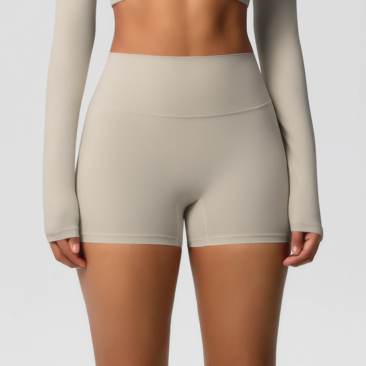 High Waist Yoga Running Fitness Shorts