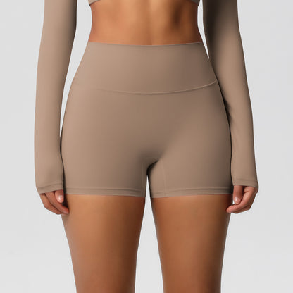 High Waist Yoga Running Fitness Shorts