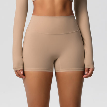 High Waist Yoga Running Fitness Shorts