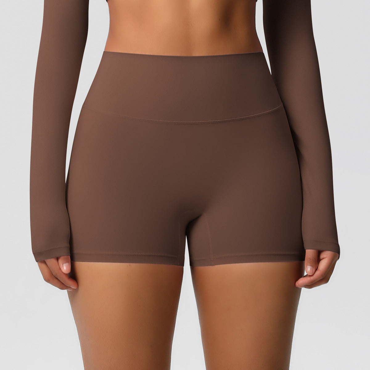 High Waist Yoga Running Fitness Shorts