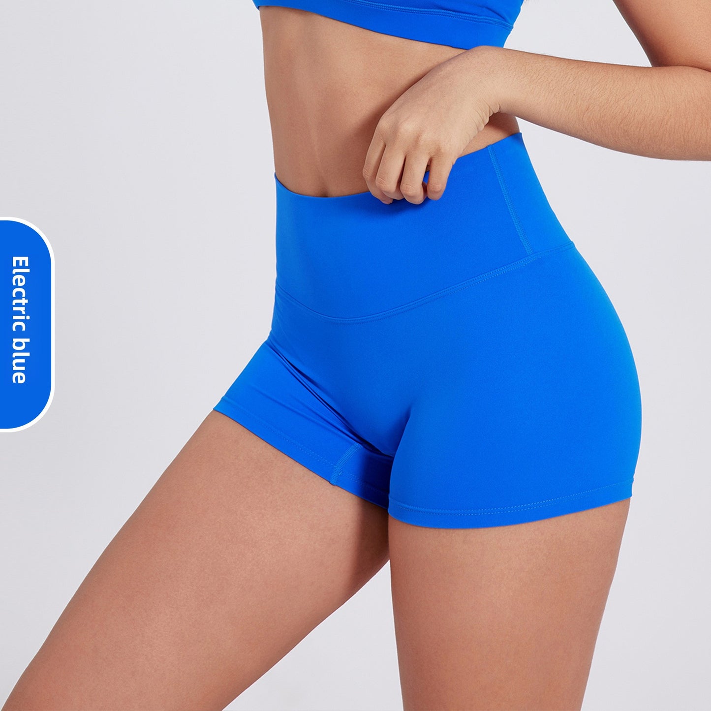 High Waist Yoga Running Fitness Shorts
