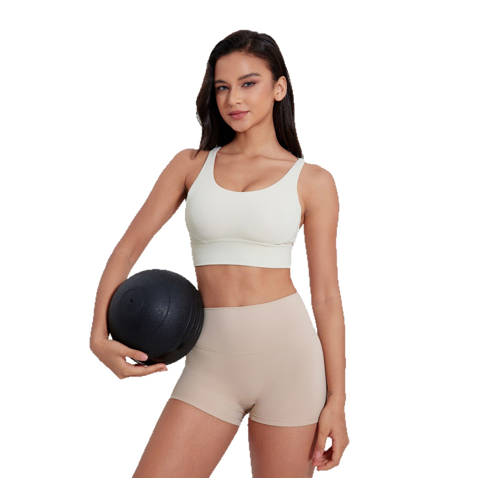 High Waist Yoga Running Fitness Shorts