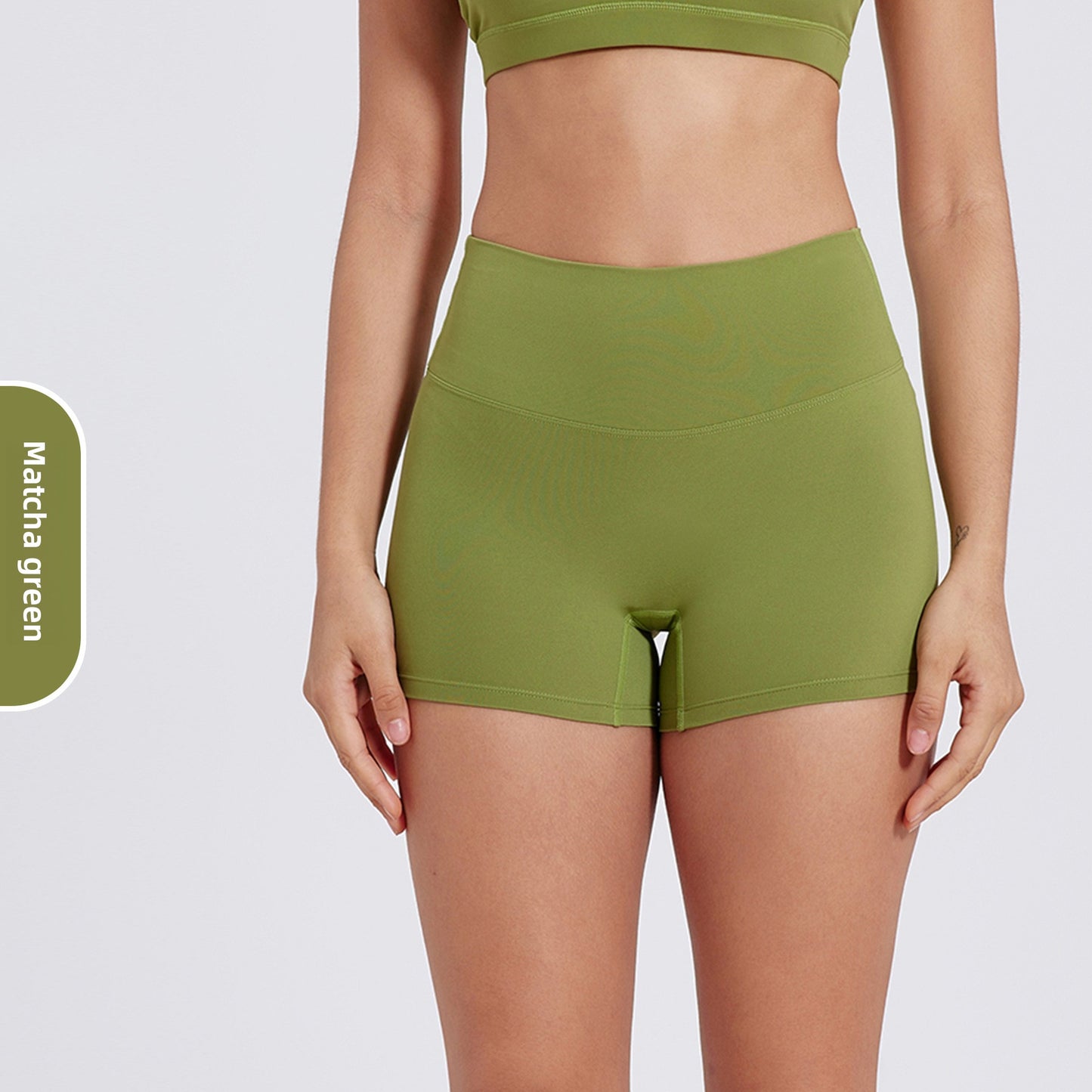 High Waist Yoga Running Fitness Shorts