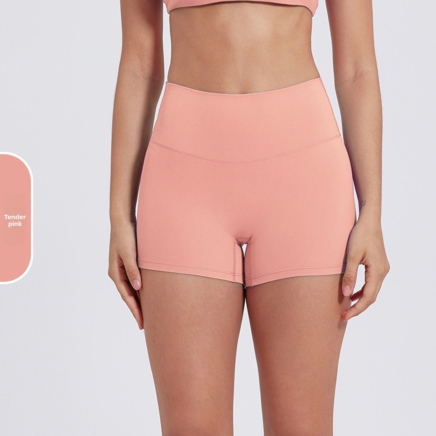 High Waist Yoga Running Fitness Shorts