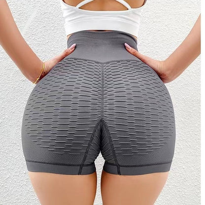 High Waist Yoga Running Fitness Shorts