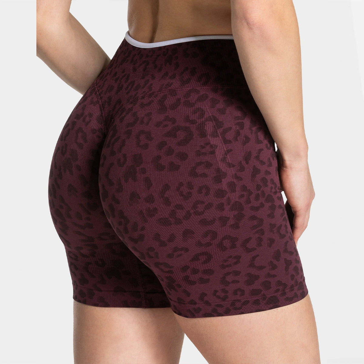 High Waist Yoga Shorts with Tummy Control