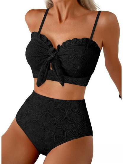 High-Waisted Bikini Swimsuit for Women
