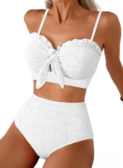 High-Waisted Bikini Swimsuit for Women