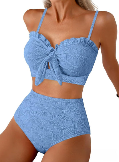 High-Waisted Bikini Swimsuit for Women