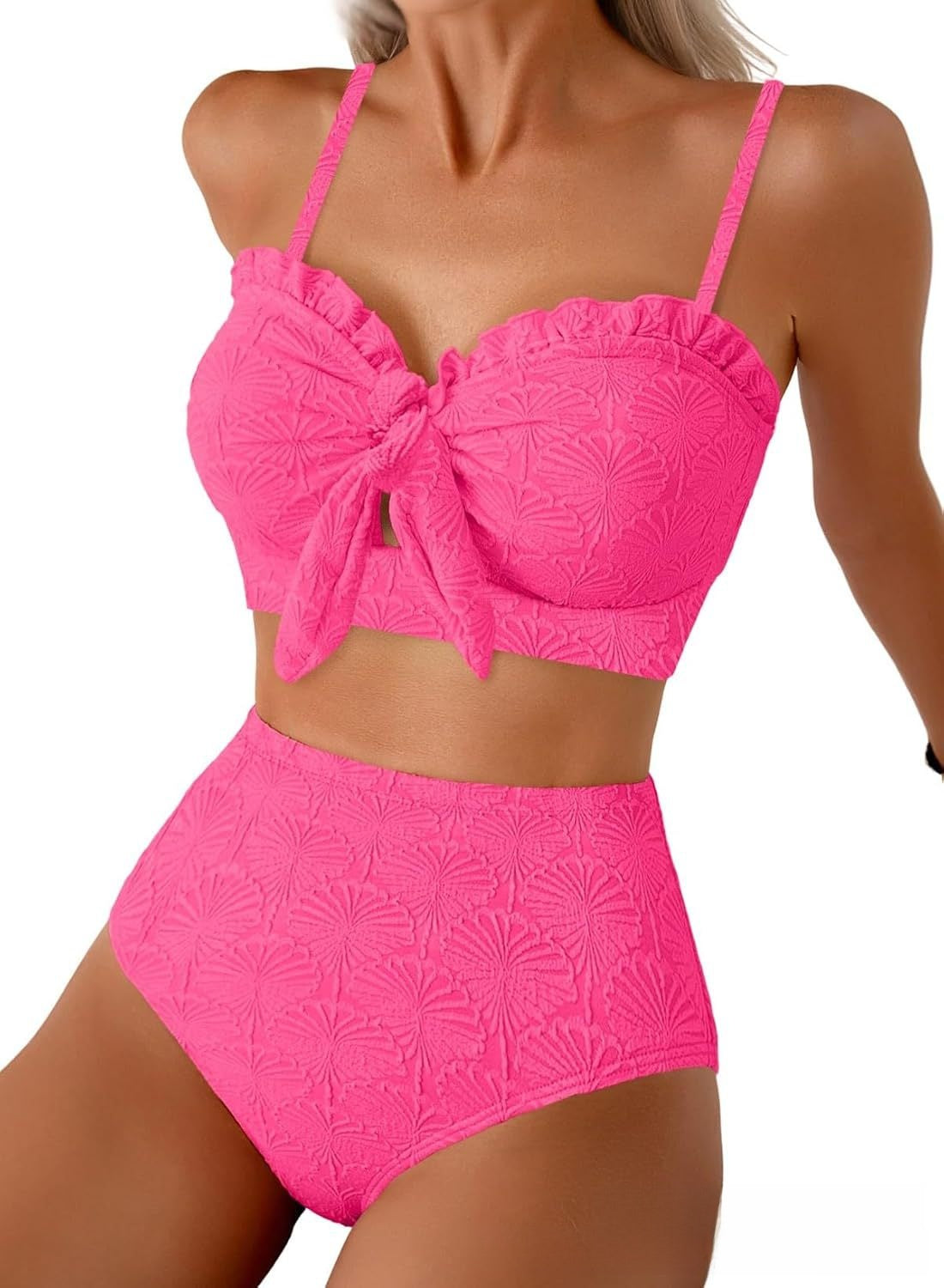High-Waisted Bikini Swimsuit for Women