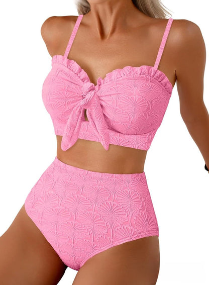 High-Waisted Bikini Swimsuit for Women