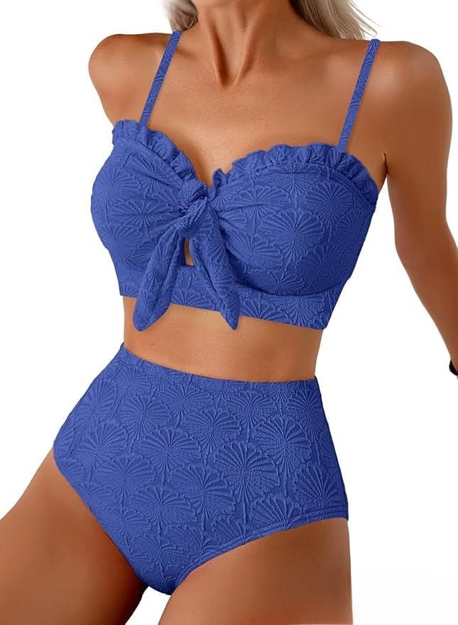 High-Waisted Bikini Swimsuit for Women