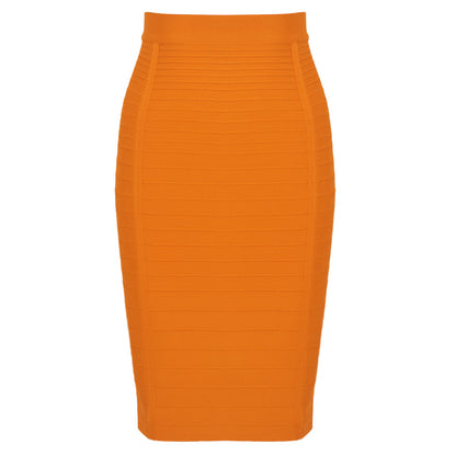 High-waisted bodycon skirt
