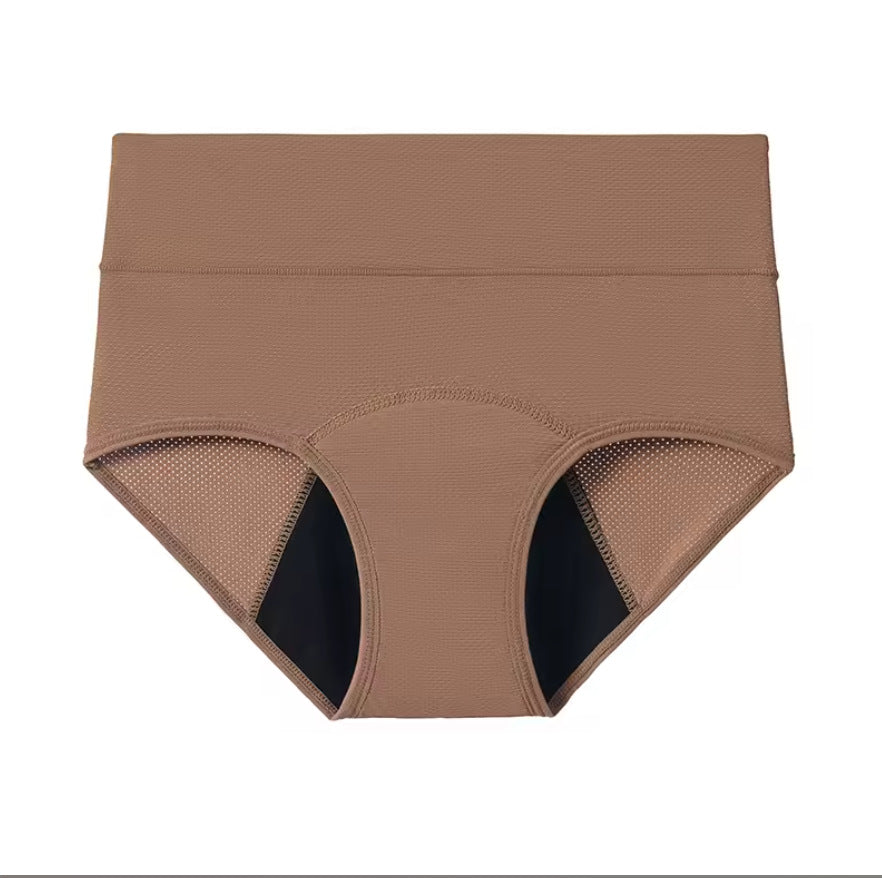 High-Waisted Breathable Menstrual Underwear