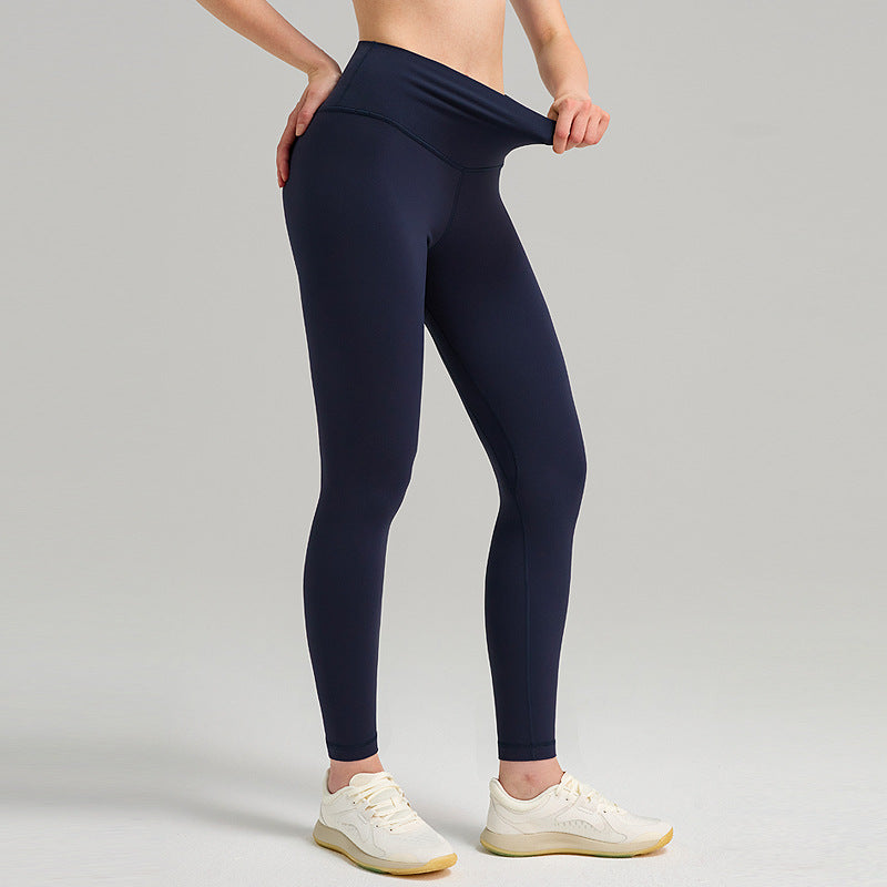 High-Waisted Brushed Fleece Yoga Leggings