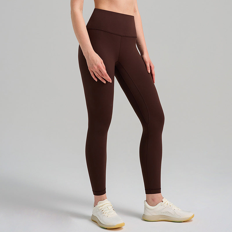High-Waisted Brushed Fleece Yoga Leggings