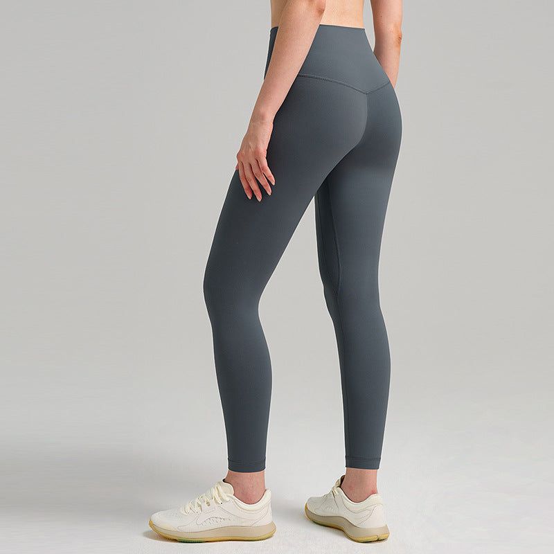 High-Waisted Brushed Fleece Yoga Running Leggings