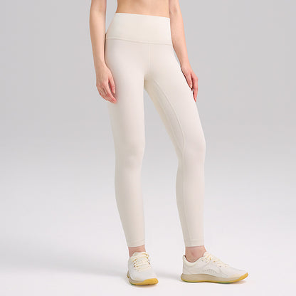 High-Waisted Brushed Fleece Yoga Running Leggings