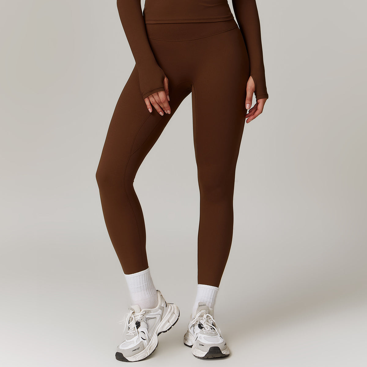 High-Waisted Brushed Yoga Pants for Women
